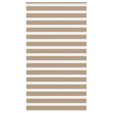 vidaXL zebrafüggönnyel homokbarna szövetszélesség 115,9 cm poliészter lakástextília