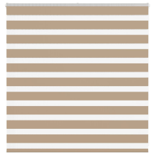 vidaXL zebrafüggönnyel homokbarna szövetszélesség 145,9 cm poliészter lakástextília