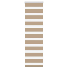 vidaXL zebrafüggönnyel homokbarna szövetszélesség 45,9 cm poliészter lakástextília