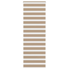 vidaXL zebrafüggönnyel homokbarna szövetszélesség 70,9 cm poliészter lakástextília