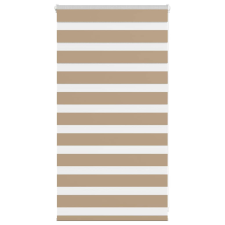 vidaXL zebrafüggönnyel homokbarna szövetszélesség 80,9 cm poliészter lakástextília