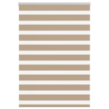 vidaXL zebrafüggönnyel homokbarna szövetszélesség 90,9 cm poliészter lakástextília