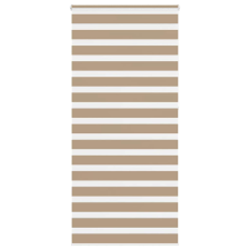 vidaXL zebrafüggönnyel homokbarna szövetszélesség 90,9 cm poliészter lakástextília