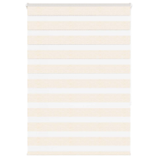 vidaXL zebrafüggönnyel márványbézs szövetszélesség 110,9 cm poliészter lakástextília