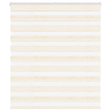 vidaXL zebrafüggönnyel márványbézs szövetszélesség 125,9 cm poliészter lakástextília