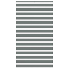 vidaXL zebrafüggönnyel sötét szürke szövetszélesség 130,9cm poliészter lakástextília