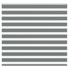 vidaXL zebrafüggönnyel sötét szürke szövetszélesség 160,9cm poliészter lakástextília