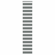 vidaXL zebrafüggönnyel sötét szürke szövetszélesség 35,9 cm poliészter lakástextília