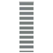 vidaXL zebrafüggönnyel sötét szürke szövetszélesség 45,9 cm poliészter lakástextília