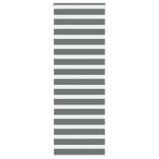 vidaXL zebrafüggönnyel sötét szürke szövetszélesség 75,9 cm poliészter lakástextília