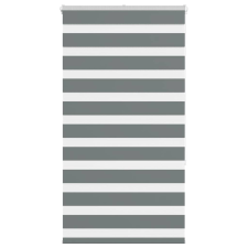 vidaXL zebrafüggönnyel sötét szürke szövetszélesség 85,9 cm poliészter lakástextília