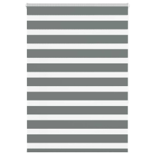 vidaXL zebrafüggönnyel sötét szürke szövetszélesség 90,9 cm poliészter lakástextília