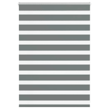 vidaXL zebrafüggönnyel sötét szürke szövetszélesség 95,9 cm poliészter lakástextília