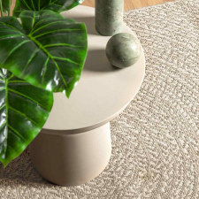 vidaXL ZIZUR krém juta hatású beltéri és kültéri szőnyeg 140x200 cm (4010378) lakástextília