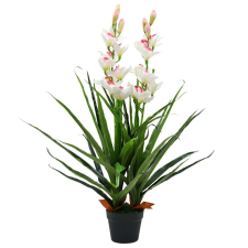 vidaXL zöld, cserepes műcsónakorchidea 100 cm dekoráció