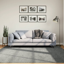 vidaXL zöld hosszú szálú bozontos modern szőnyeg 200 x 200 cm lakástextília