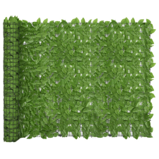 vidaXL zöld leveles belátás elleni erkélyparaván 300 x 150 cm (3216425) kerti bútor
