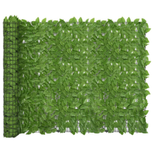 vidaXL zöld leveles erkélyparaván 500 x 150 cm kerti bútor