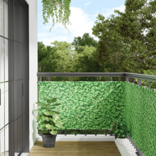 vidaXL zöld növénymintás PVC kerti belátás elleni paraván 500x75 cm kerti bútor