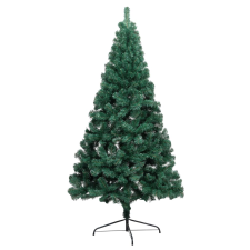 vidaXL zöld PVC fél műkarácsonyfa állvánnyal 240 cm (328416) műfenyő