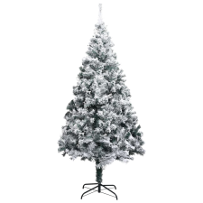 vidaXL zöld PVC műkarácsonyfa pelyhes hóval 300 cm (328478) műfenyő
