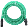 vidaXL zöld szívótömlő PVC csatlakozókkal 10 m 22 mm