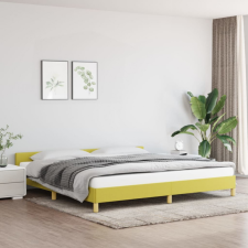 vidaXL Zöld szövet ágykeret fejtámlával 200x200 cm ágy és ágykellék