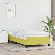 vidaXL zöld szövet ágykeret matrac nélkül 100x200 cm ágy és ágykellék
