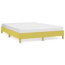 vidaXL zöld szövet ágykeret matrac nélkül 140 x 190 cm (346817) ágy és ágykellék