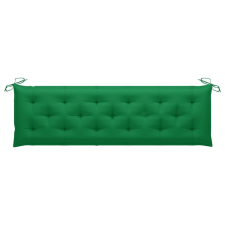 vidaXL zöld szövet kerti padpárna 180 x 50 x 7 cm kerti bútor