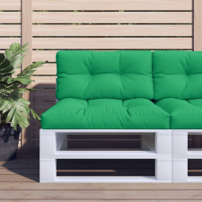 vidaXL zöld szövet raklappárna 70 x 40 x 12 cm lakástextília