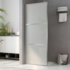 vidaXL zuhanyfal ESG tejüveggel 140 x 195 cm kád, zuhanykabin
