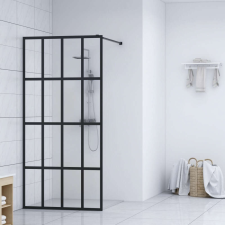 vidaXL Zuhanyfal - Ipari Stílus - Üveg - 90x195 cm kád, zuhanykabin