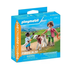  Vidék gazda gyerekkel és borjúval - PLAYMOBIL DuoPack playmobil