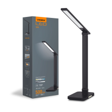 Videx LED asztali lámpa 18W 700lm 6500K Cool Black szabályozható Videx világítás