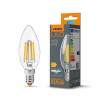 Videx LED izzó E14 C35 Gyertya 6W = 60W 806lm 4000K Semleges 360° FILAMENT Videx
