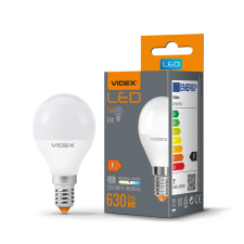 Videx LED izzó E14 G45 golyós 7W = 50W 630lm 4000K semleges 240° Videx izzó