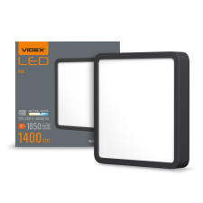 Videx LED mennyezeti lámpa, felületre szerelt 15W 1850lm 4000K semleges fekete Videx világítás