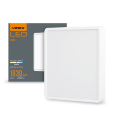 Videx LED panel felületre szerelhető mennyezeti lámpa 24W 2500lm 4000K semleges fehér Videx világítás