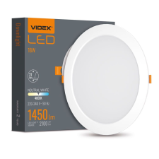 Videx LED panel süllyesztett lámpatest 18W 2100lm 4000K semleges fehér Videx világítás