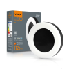 Videx Mennyezeti LED lámpa 15W 1125lm 5000K Semleges 120° IP65 IK07 Fekete Felületre szerelhető VIDEX