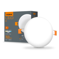 Videx Süllyesztett lámpatest LED Panel 9W 760lm 4000K Semleges DLFR VIDEX világítás