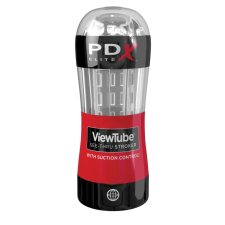  Viewtube See-Thru Stroker Red/Clear maszturbátor
