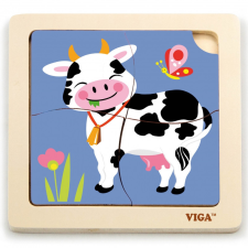 Viga 4 db-os fejlesztő puzzle puzzle, kirakós