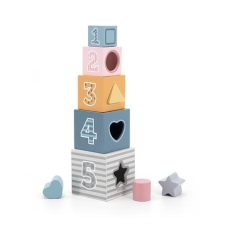 Viga Beillesztős kockák fából (6971608440168) puzzle, kirakós