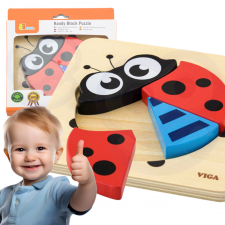 Viga első kirakóm - magasított katicás puzzle puzzle, kirakós