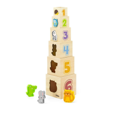 Viga Fa betétkockák Viga egyéb bébijáték