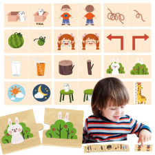  VIGA fa ellentétpárosító kirakó puzzle, kirakós