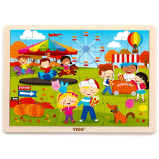 Viga Fa puzzle 4 évszak 24 db-os Ősz puzzle, kirakós