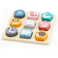 Viga Fa puzzle Viga Zoo fajáték